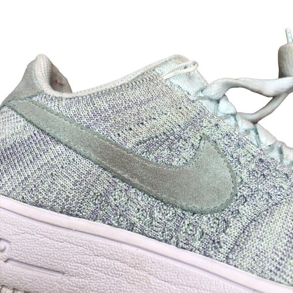 Rare 2016 Nike Air Force 1 Flyknit Low Glacier Blue - Picture 11 of 16